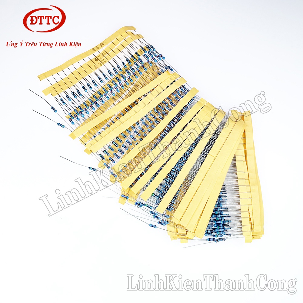 Combo 30 Loại Điện Trở 1/4W 1% (600 Cái)