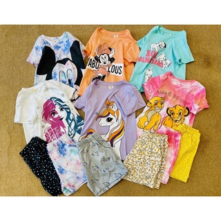 Bộ cộc bé gái mickey/elsa/pony/chó đốm