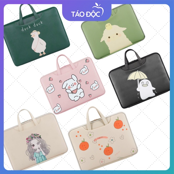 TÚI XÁCH ĐỰNG LAPTOP MACBOOK - Túi chống sốc laptop chất liệu da PU chống nước ( Hàng Cao Cấp )