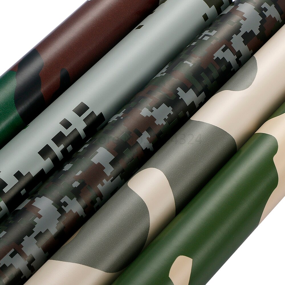 Miếng Dán Chất Liệu Vinyl Pvc 30 Cm * 100 Cm Họa Tiết Rằn Ri Màu Xanh Lá Cây Dùng Trang Trí Xe Hơi | BigBuy360 - bigbuy360.vn