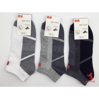 Combo 10 đôi tất nam cổ ngắn uni cotton sợi tre