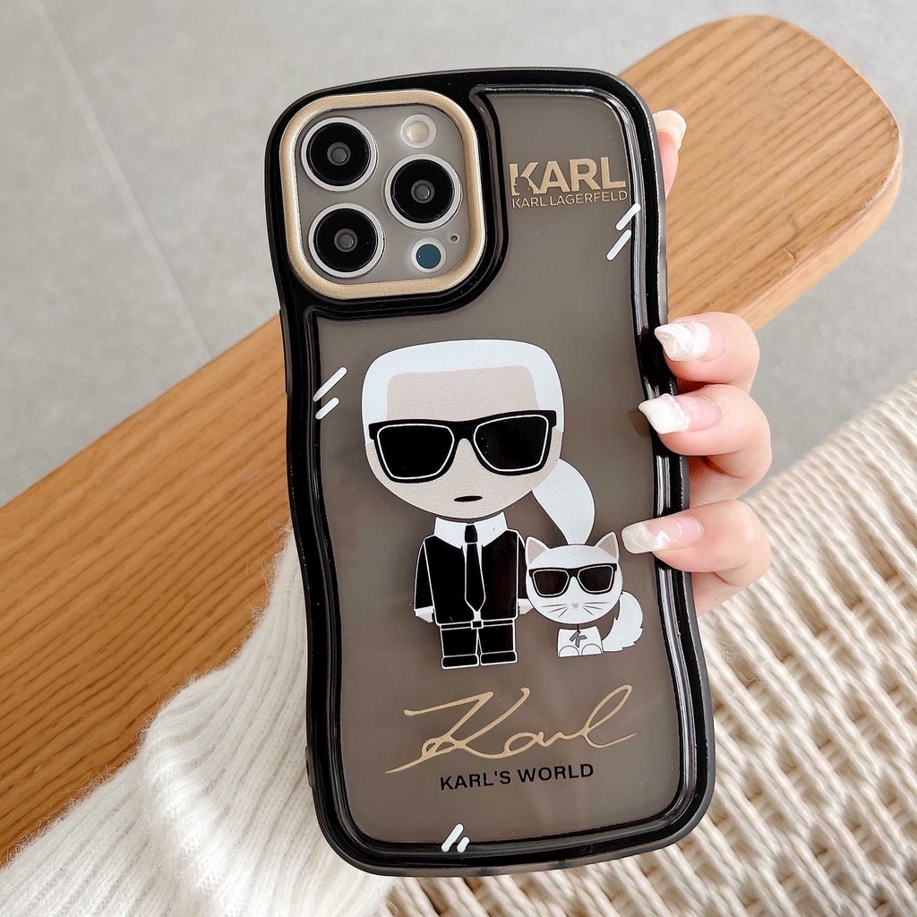 Ốp Điện Thoại Mềm Trong Suốt Chống Sốc Họa Tiết Hoạt Hình Cho iPhone 14 13PROMAX 12PRO 11