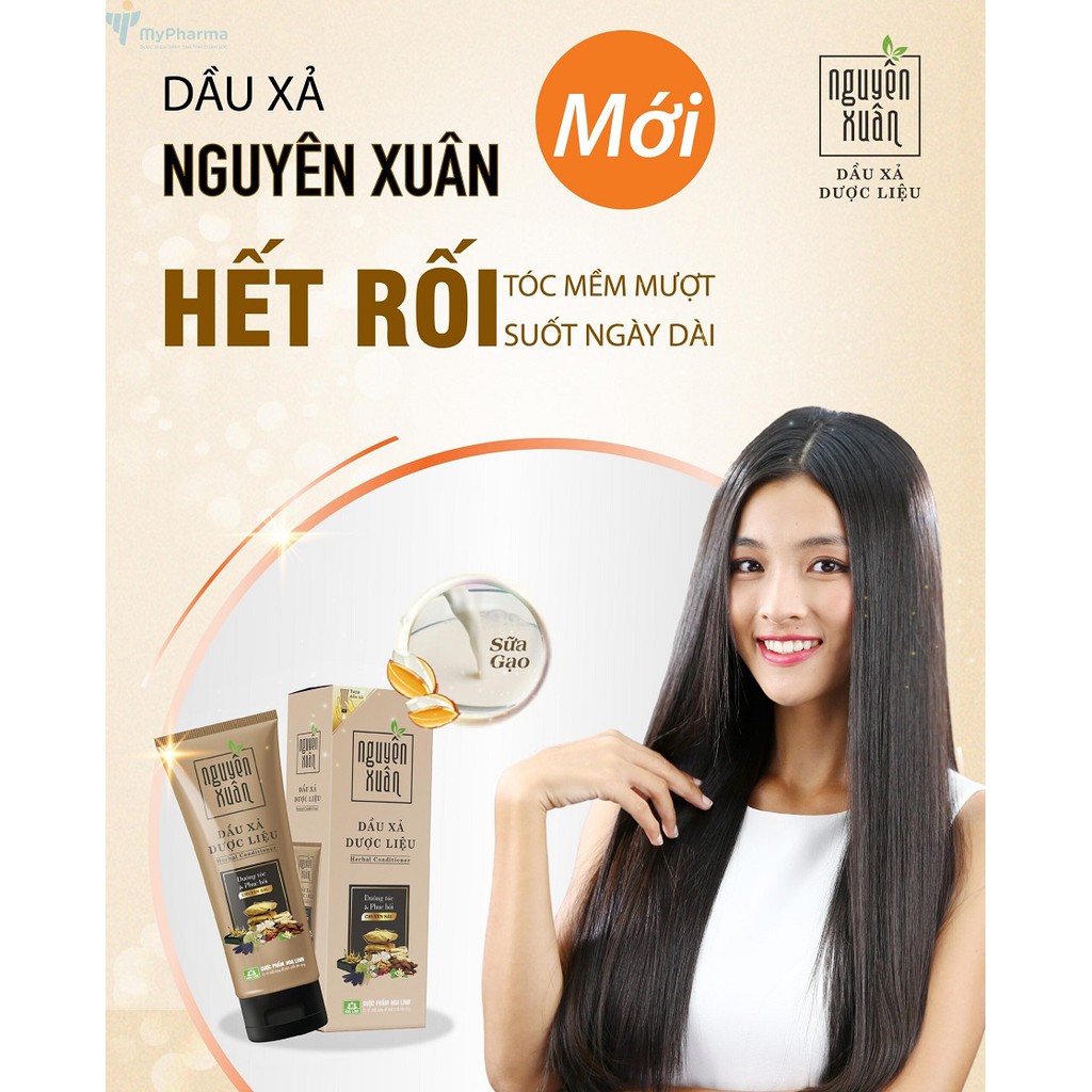 [Chính hãng]Dầu Xả Dược Liệu Nguyên Xuân- Cho mái tóc suôn mượt, bồng bềnh, chai 150ml. | BigBuy360 - bigbuy360.vn