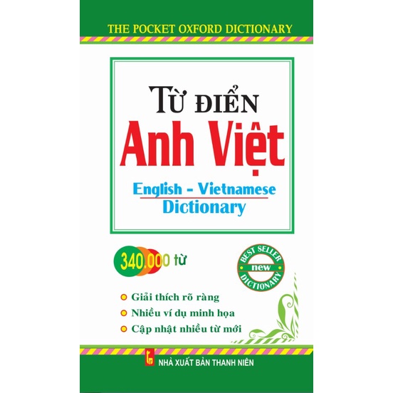 Sách - Từ điển Anh - Việt 340.000 từ