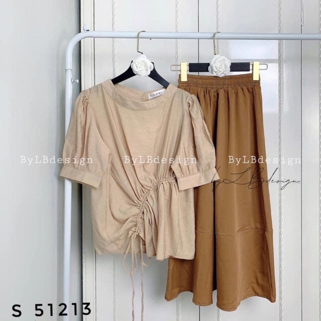 sét áo kèm chân váy fom dưới 55kg