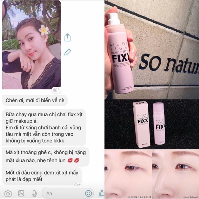 Xịt khoá lớp makeup setting fix mist | BigBuy360 - bigbuy360.vn