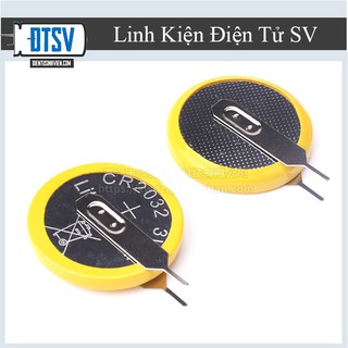 Pin CR2032 Chân Hàn- Linhkiendientusv.vn