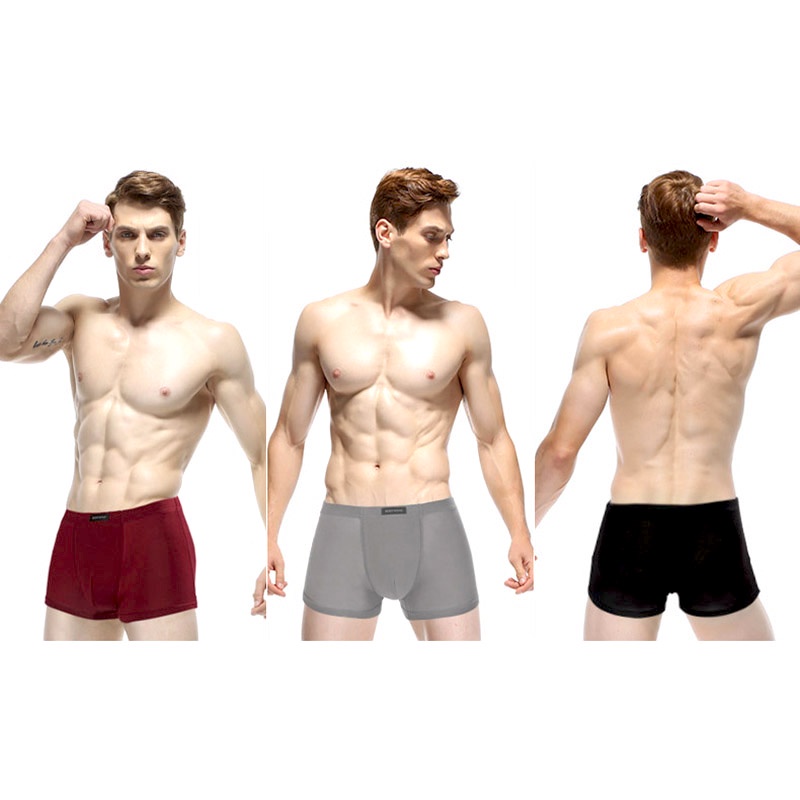 New 2022 - Quà tặng nam giới/Quần Sịp Nam Boxer Hàng Cao Cấp- Quần lót Nam Cao Cấp Loại 1 _FULL túi hộp quà tặng y hình
