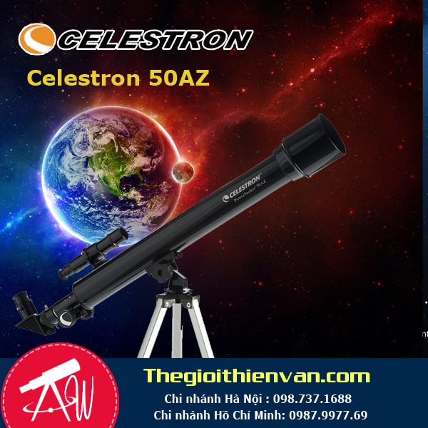 Kính thiên văn Celestron PowerSeeker 50f600AZ - Hàng chính hãng