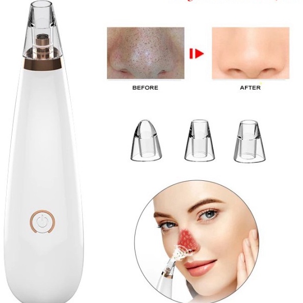 Máy Hút Mụn Đầu Đen Cho Da Mặt - Dụng Cụ Làm Sach Lỗ Chân Lông hàng chuẩn