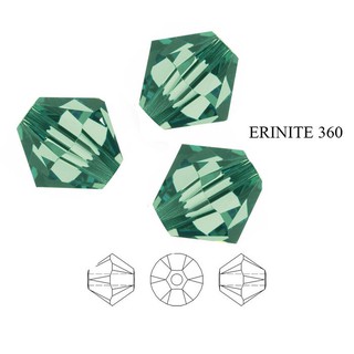 Hạt Pha Lê Swarovski 5328 - Size 4mm/6mm  - Màu 360 Erinite