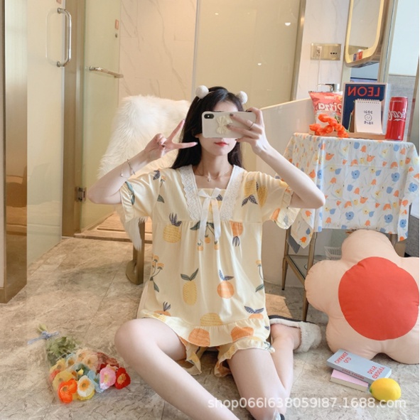 Đồ ngủ nữ bộ đồ ngủ sexy đồ ngủ pijama dễ thương BN01 | BigBuy360 - bigbuy360.vn