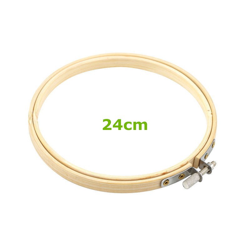 Wooden Diy Embroidery Cross Stitch Machine Embroidery Hoop Bamboo Circle