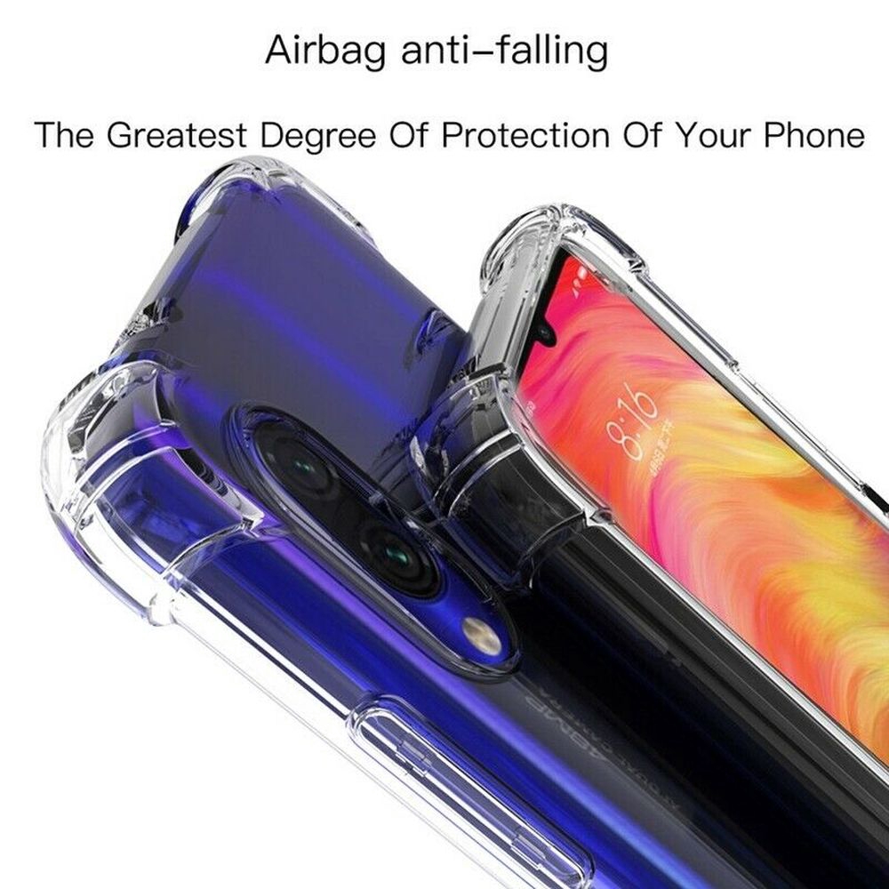 Ốp lưng chống sốc bằng TPU silicon dành cho Xiaomi Redmi Note 8 Pro Note 7 Pro Note 4 Note 4X