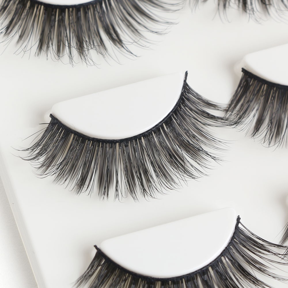 Lông mi giả MAGEFY 3D dài hơn tự nhiên 3 cặp lông mi