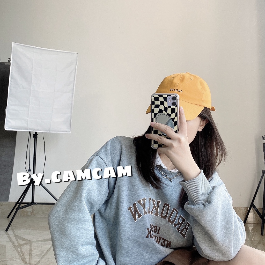 Áo Nỉ Form Rộng SWEATER 2 Màu Phong Cách Vintage 𝘽𝙮.𝘾𝙖𝙢𝙘𝙖𝙢 | BigBuy360 - bigbuy360.vn