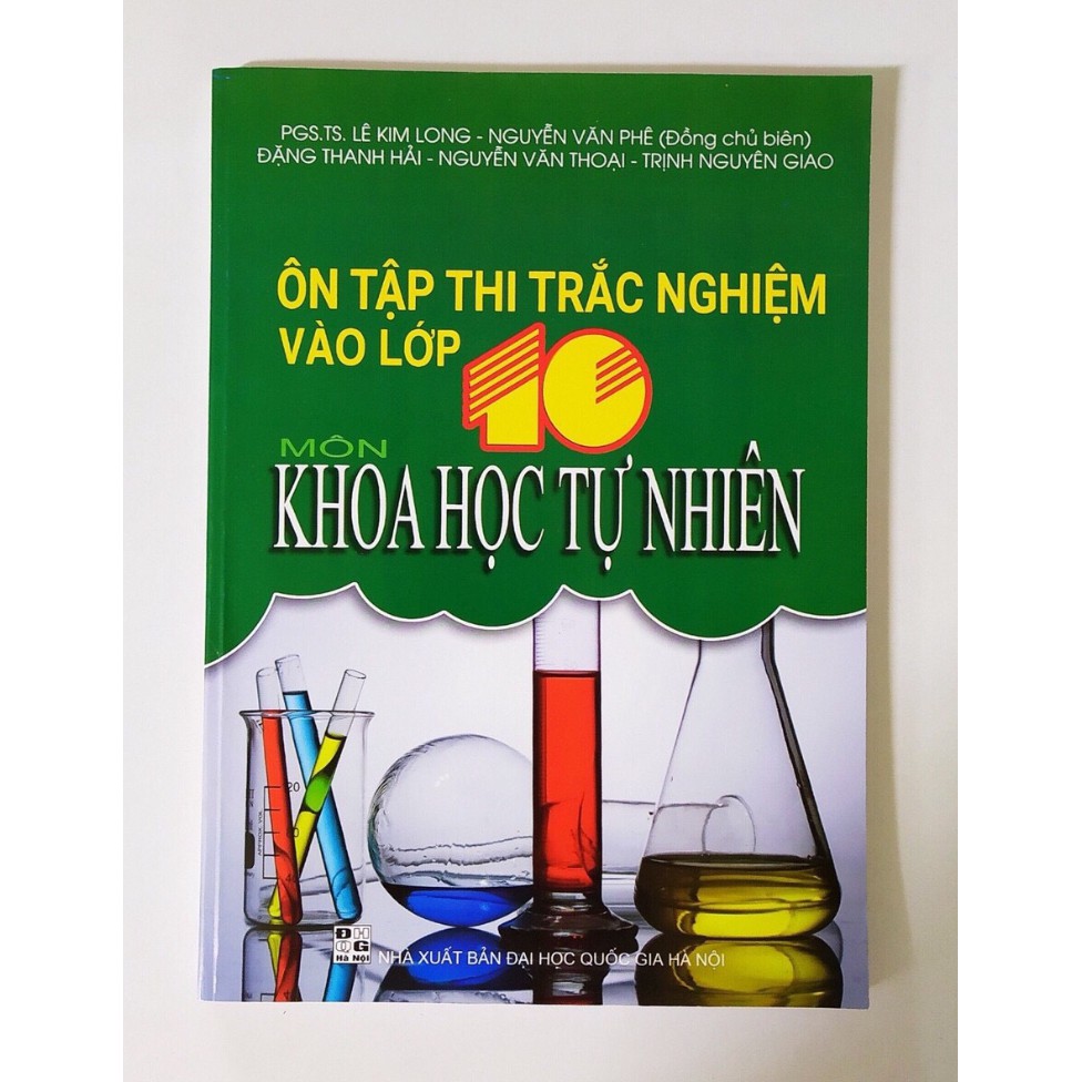 Sách - Ôn tập thi trắc nghiệm vào 10 môn Khoa học tự nhiên