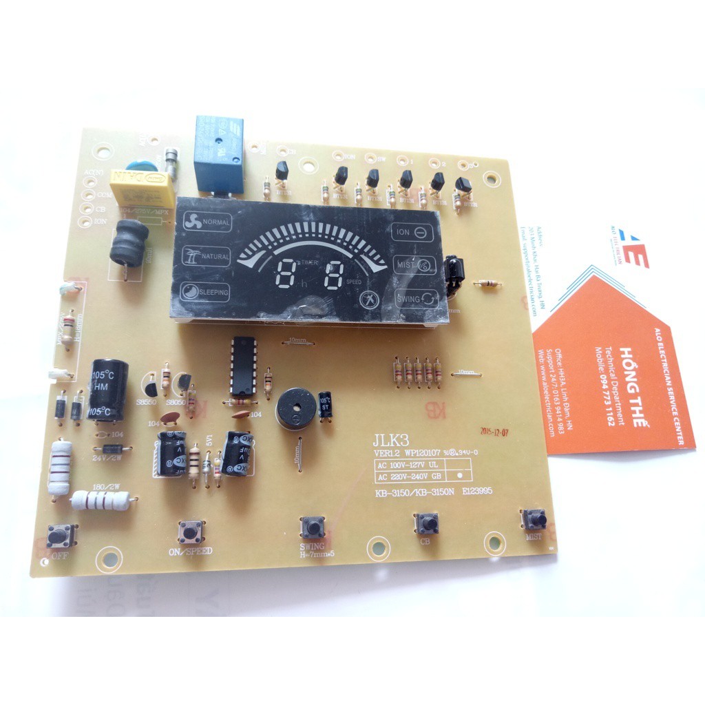 Mạch điều khiển quạt phun sương KG586B