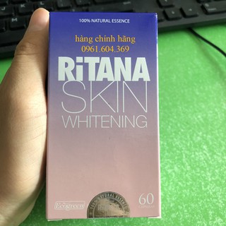 Viên uống trắng da Ritana 60V ( Hàng chính hãng )