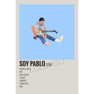 Tấm áp phích in hình Soy Pablo Album - Boy Pablo