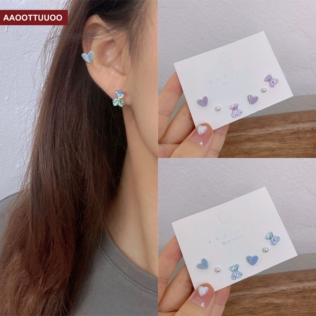 Set 6 Khuyên Tai Nữ Thời Trang Hè