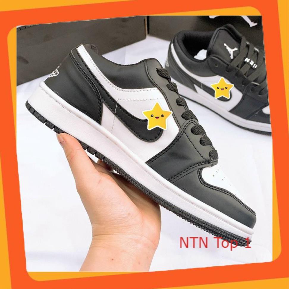 [Mang là Sang] Giày Sneaker Nam Nữ Thể Thao Trắng Viền Đen Cổ Thấp Cao Cấp Chuẩn 2021