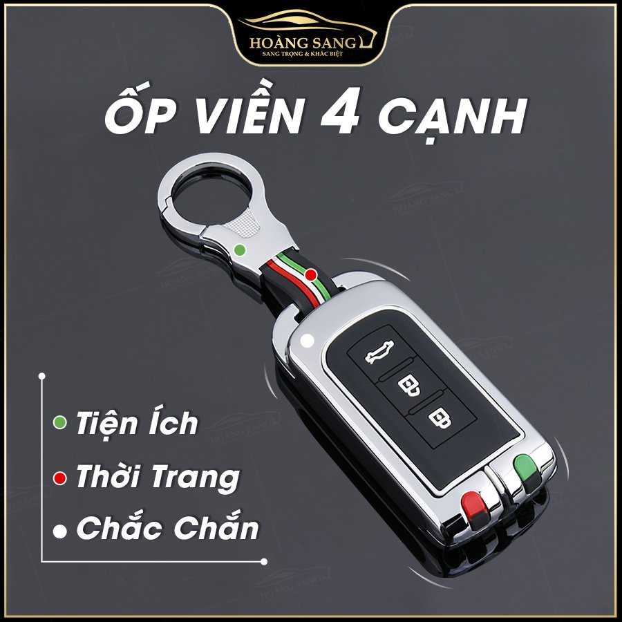 Ốp bảo vệ chìa khóa mitsubishi, bọc chìa khóa mitsubishi outlander, xpander, attrage, triton, pajero chất liệu kim loại