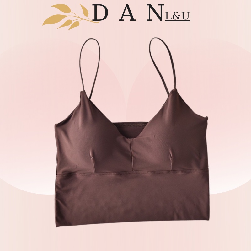 Áo Ngực Su 2 Quây Nữ Bralette Mút Mỏng Chất Su Mát Lịm DAN L&amp;U A122