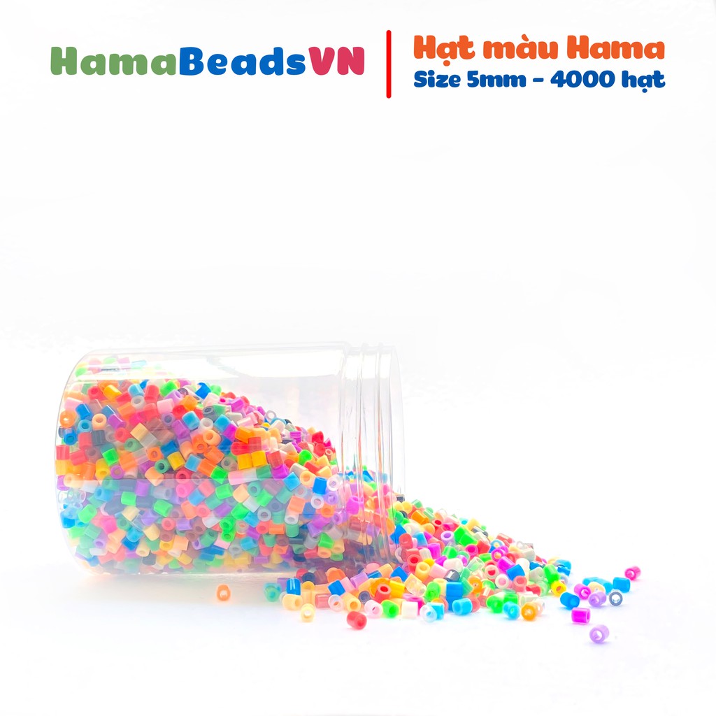 Hủ 4000 hạt Perler beads, Hama beads, Hạt màu kì thú