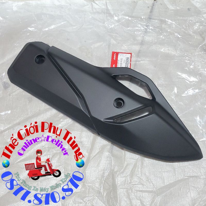 Ốp pô - Che pô - Vĩ pô Vario - Click 160cc zin Honda Thái Lan - 18318-K2S-N00