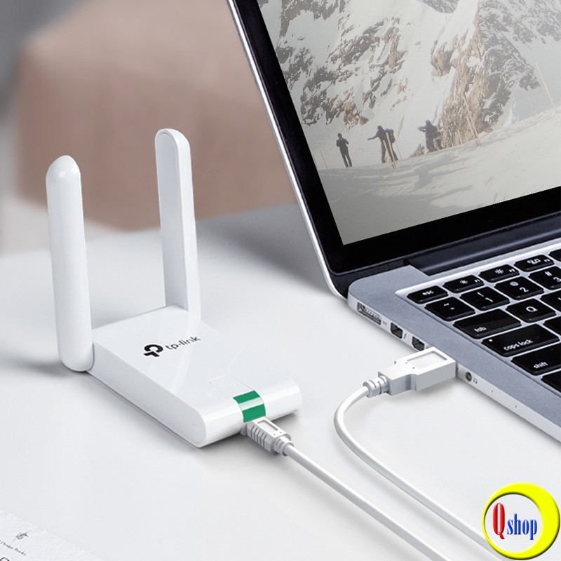 Bộ thu sóng wifi cổng USB TP-Link 822N chuẩn N tốc độ 300Mbps (HIGH GAIN)