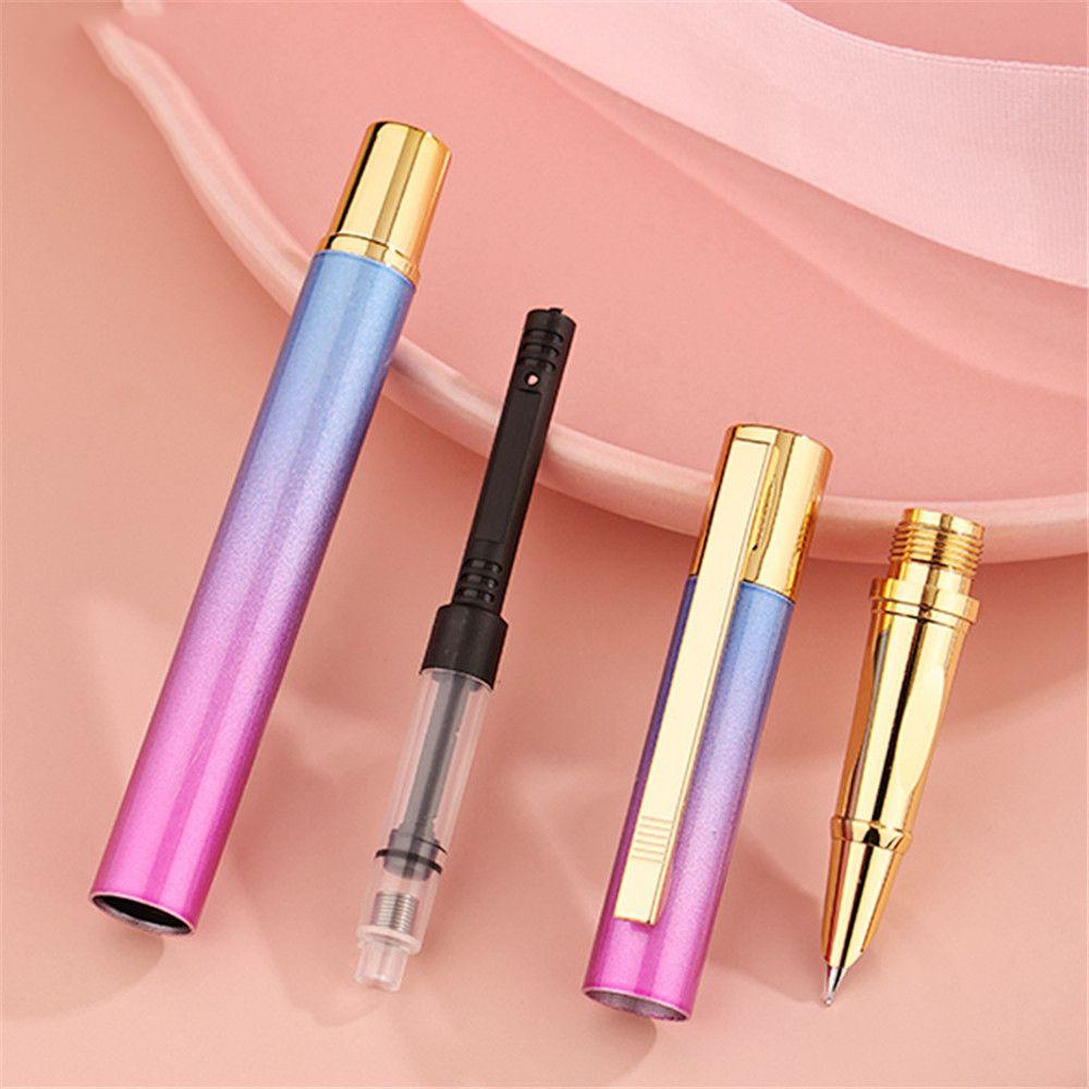 PISTA Bút Mực Kim Loại Ngòi 0.5mm Màu Sắc Tuyến Tính