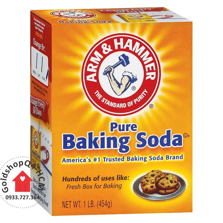 (HCM, HSD 2025) Baking soda Mỹ 454g