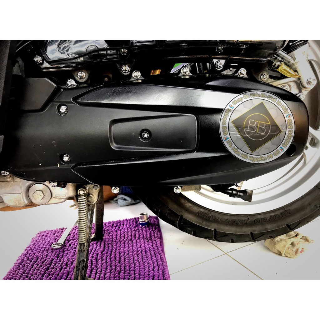 ỐC LỐC MÁY SALAYA INOX304 CHÍNH HÃNG CHO XE SH2016