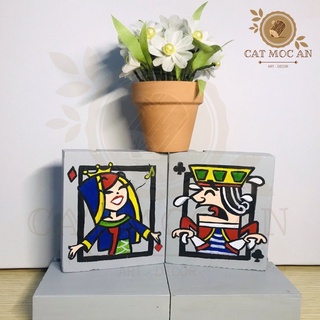 [ART & DECOR] BỘ TRANH GỖ ROYAL FLUSH MINI