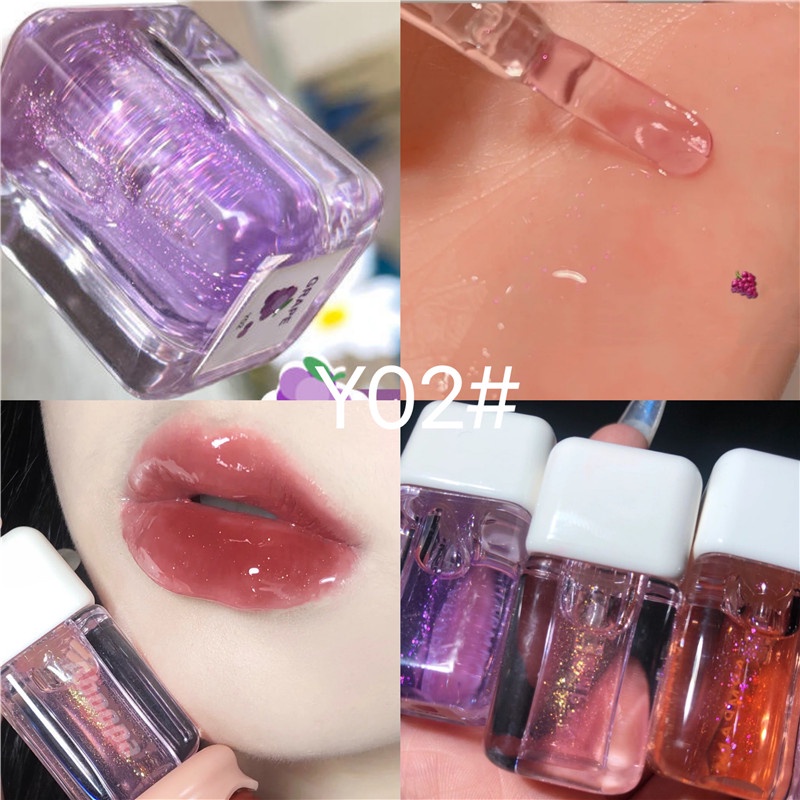 Son bóng CAPPUVINI tông màu nude 3D lấp lánh dưỡng ẩm thời trang