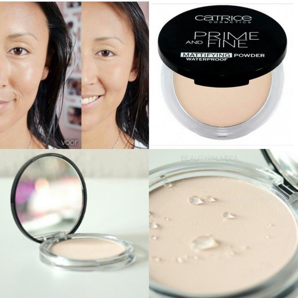 PHẤN PHỦ CHỐNG THẤM NƯỚC CATRICE PRIME AND FINE MATTIFYING POWDER WATERPROOF