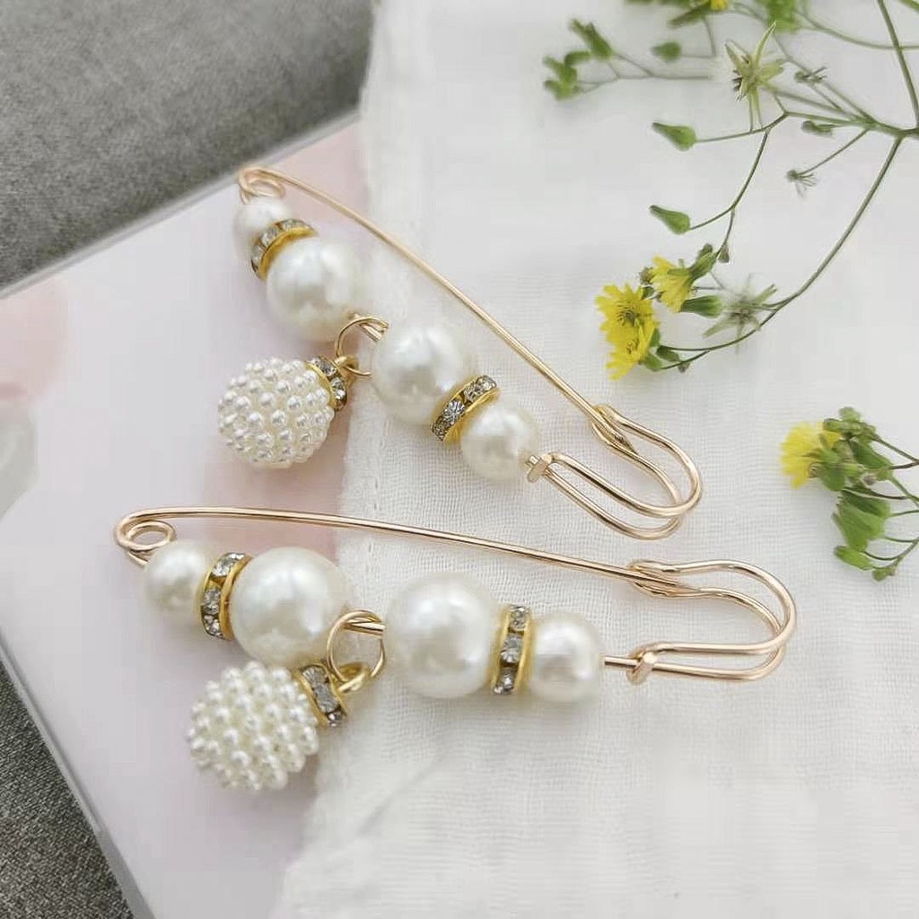 Combo 5 ghim cài chỉnh size áo quần váy cao cấp