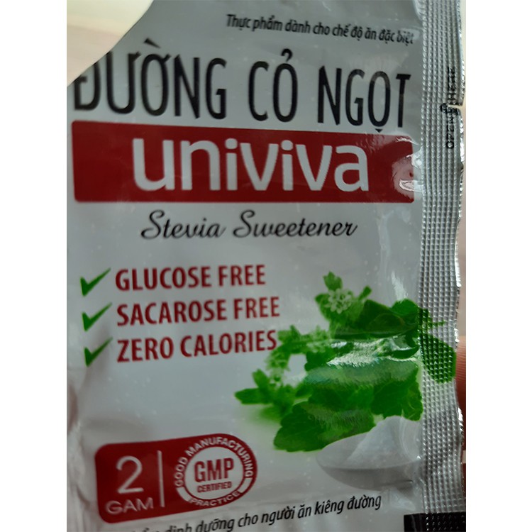 Đường cỏ ngọt UniViva - đường ăn kiêng, không cung cấp glucose, không làm tăng đường huyết, ít calo