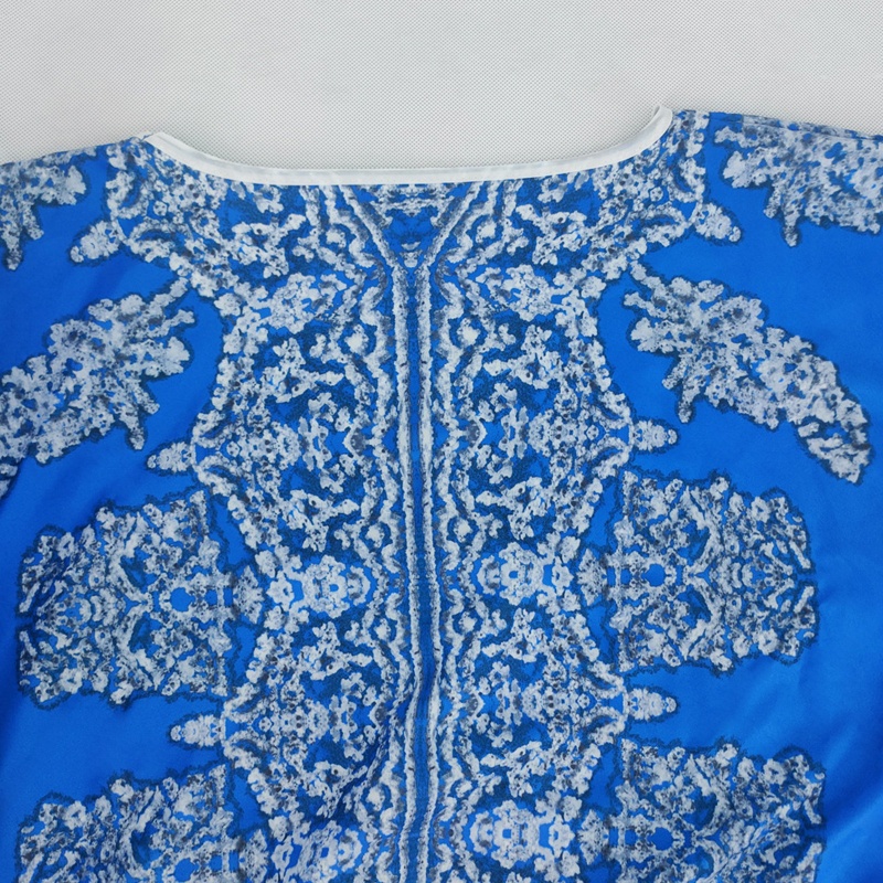 Brroa Đồ Bơi Tay Lửng Dài In Hoa Văn Dân Tộc Thổ Nhĩ Kỳ Cho Phụ Nữ Trung Niên