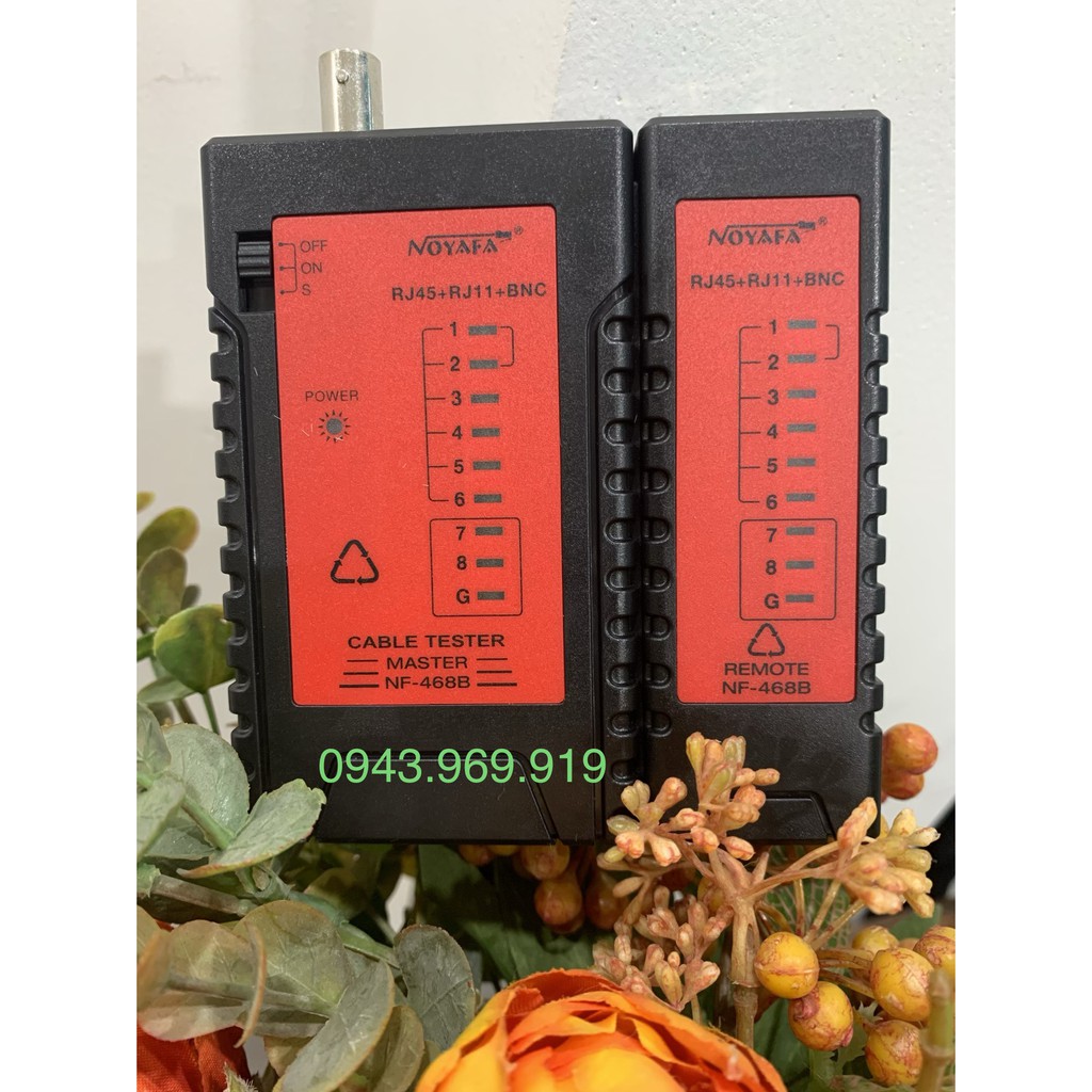 Máy Test mạng NOYAFA NF 468B test RJ45,RJ1,BNC