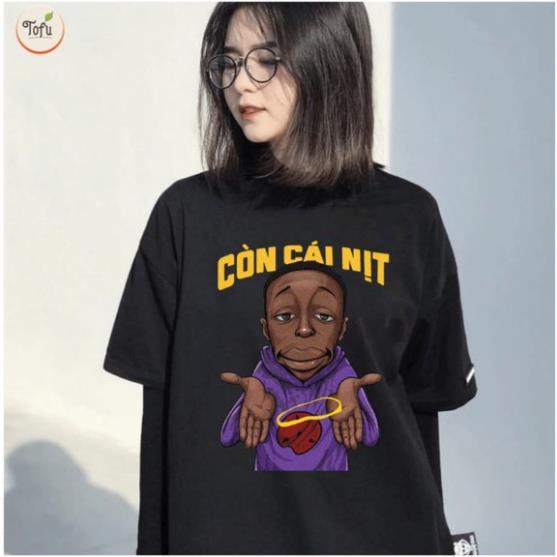 Áo thun tay lỡ phông UNISEX nam nữ TEEN Cotton 100% siêu thoáng mát