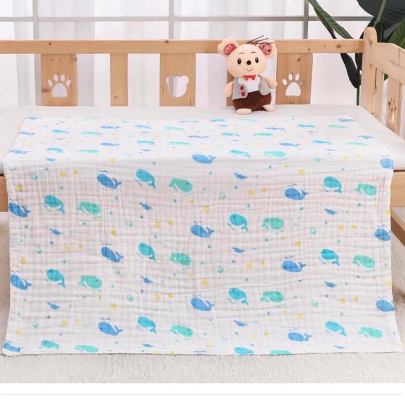 Khăn xô nhăn 6 lớp cho bé