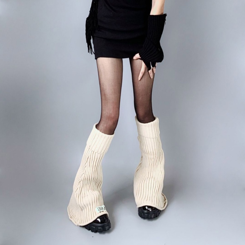 Vớ Dệt Kim In Chữ Phong Cách Gothic Punk Vintage Thời Trang Mùa Thu Cho Nữ xiangbao xiangbao