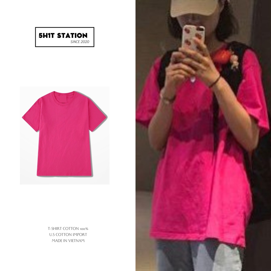 ÁO THUN HỒNG / COTTON 100% / ÁO THUN MỸ
