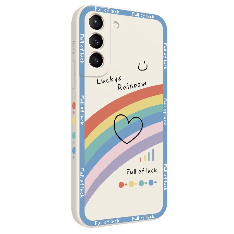 Ốp Điện Thoại Hình Cầu Vồng Cho Samsung Galaxy S21 S20 FE Ultra Plus