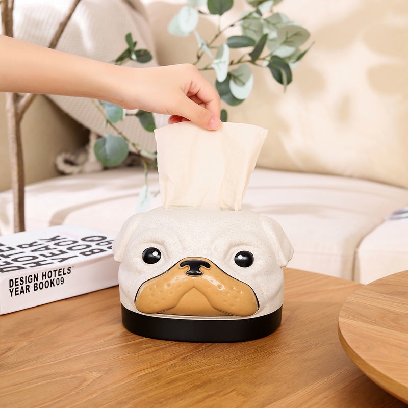 Hộp Đựng Khăn Giấy Cuộn Để Bàn Kiểu Hoạt Hình Sáng Tạo Đơn Giản