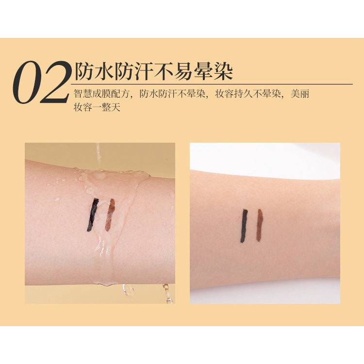 Bút kẻ mắt siêu mảnh Suake dạng lỏng thiết kế chân mèo hồng đáng yêu, Cây kẻ mắt dạng lỏng Suake chống nước lâu trôi