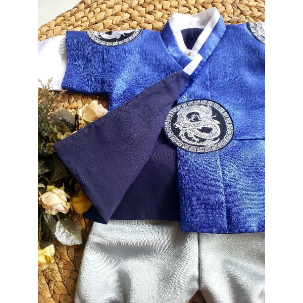 Bộ hanbok bé trai mẫu chuẩn Hàn