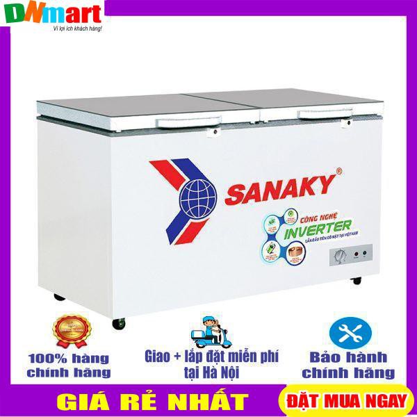 Tủ đông Sanaky Inverter VH-4099A4K mặt kính cường lực[ VẬN CHUYỂN MIỄN PHÍ KHU VỰC HÀ NỘI ]